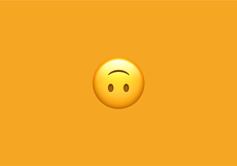 🙃 Upside-Down Face emoji Meaning