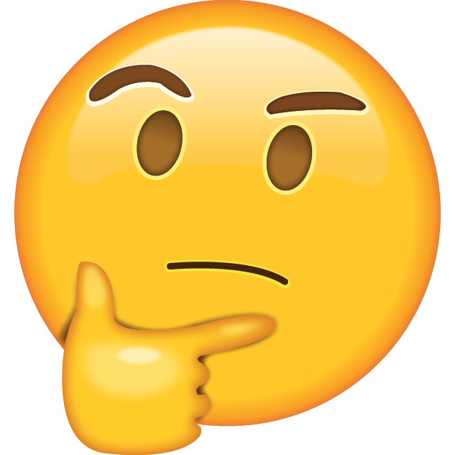 🤔 - thinking face emoji - What does the thinking face emoji mean?