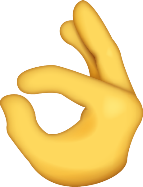 OK Hand Emoji (U+1F44C)