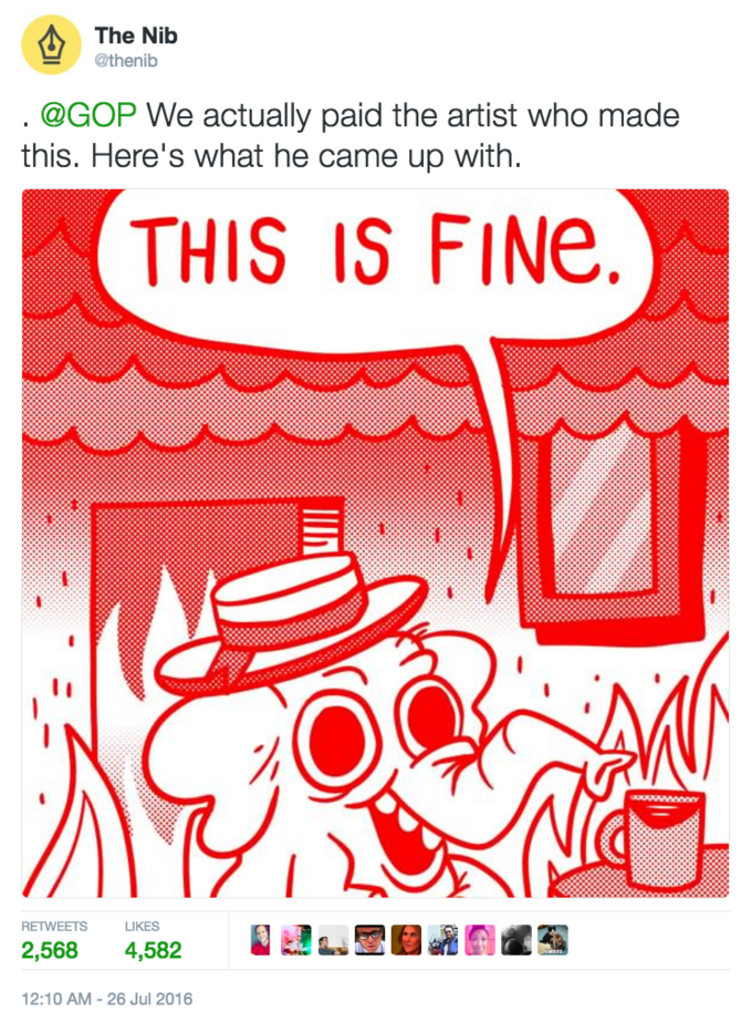 This Is Fine Meme Meaning History Dictionary