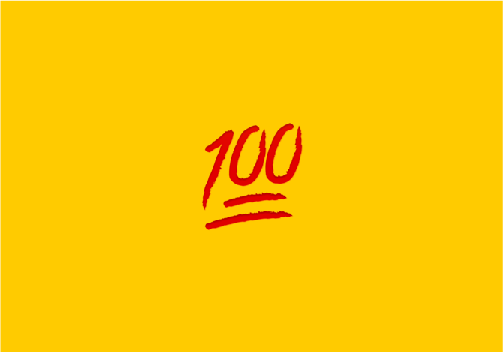 ? 100 emoji Meaning 