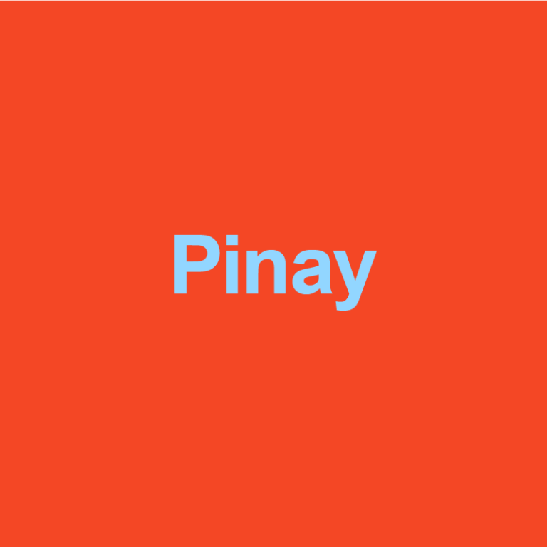 What Is Pinay In English