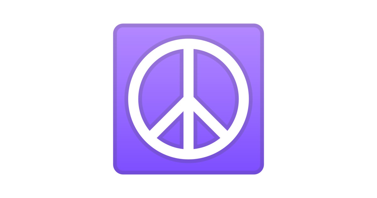 peace sign emoticon facebook