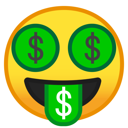 🤑 Money-Mouth Face Emoji, Rich Emoji
