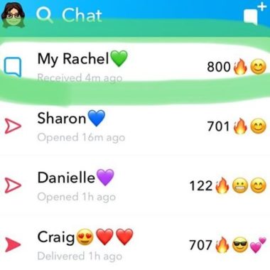 what does streak mean on snapchat