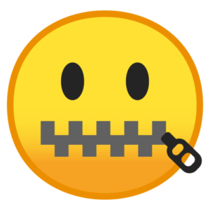 [Image: zipper-mouth-emoji-300x300.png]