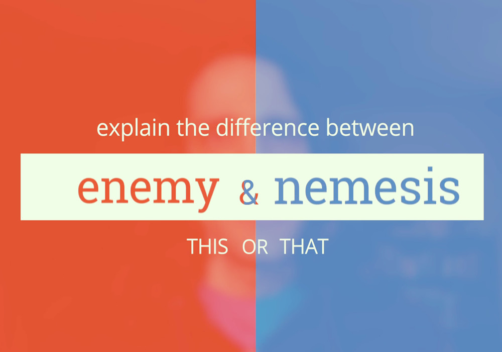 Explain The Difference Between Enemy Vs Nemesis Dictionary