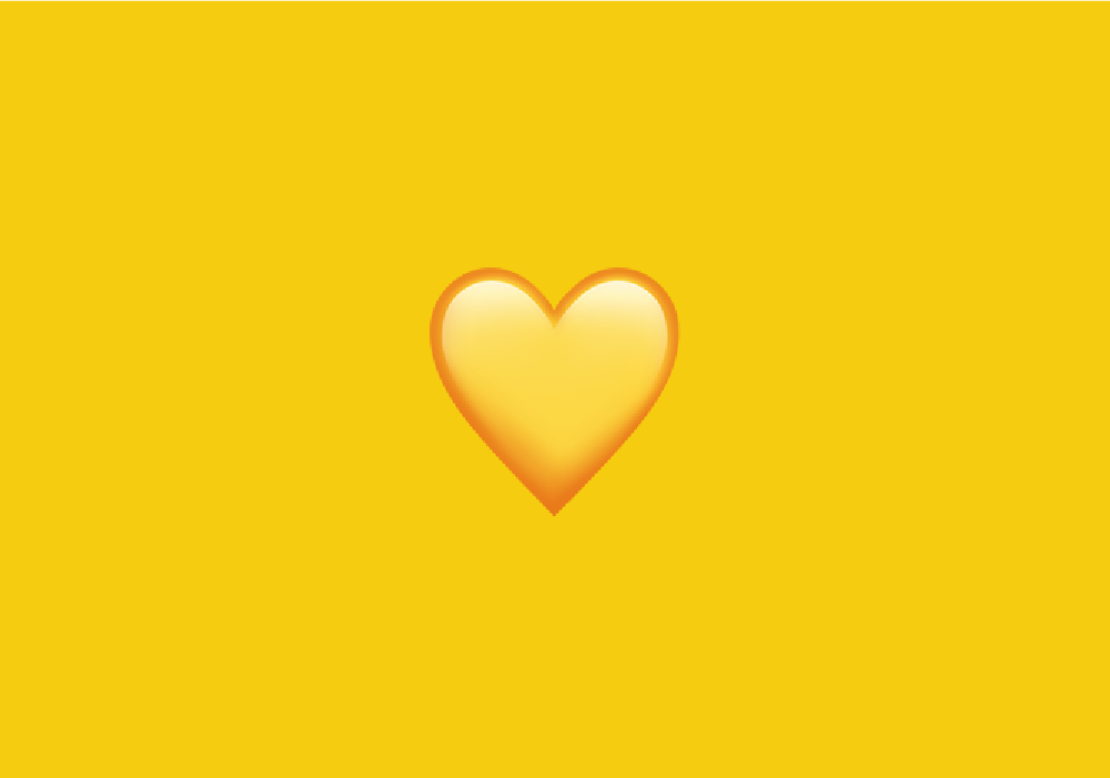 ? Yellow Heart emoji Meaning 