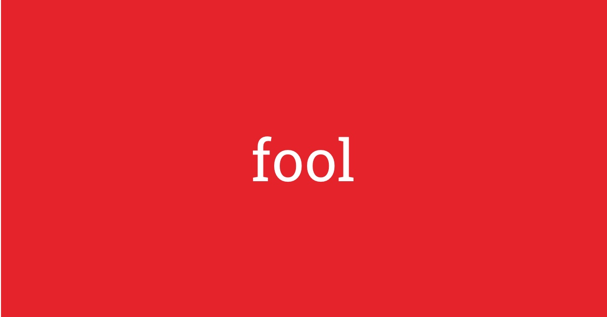 7 Letter Word For Fool