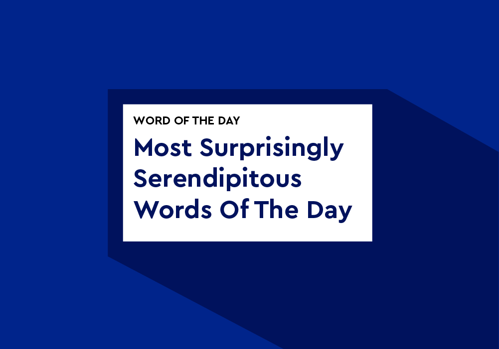 The Most Surprisingly Serendipitous Words Of The Day Dictionary