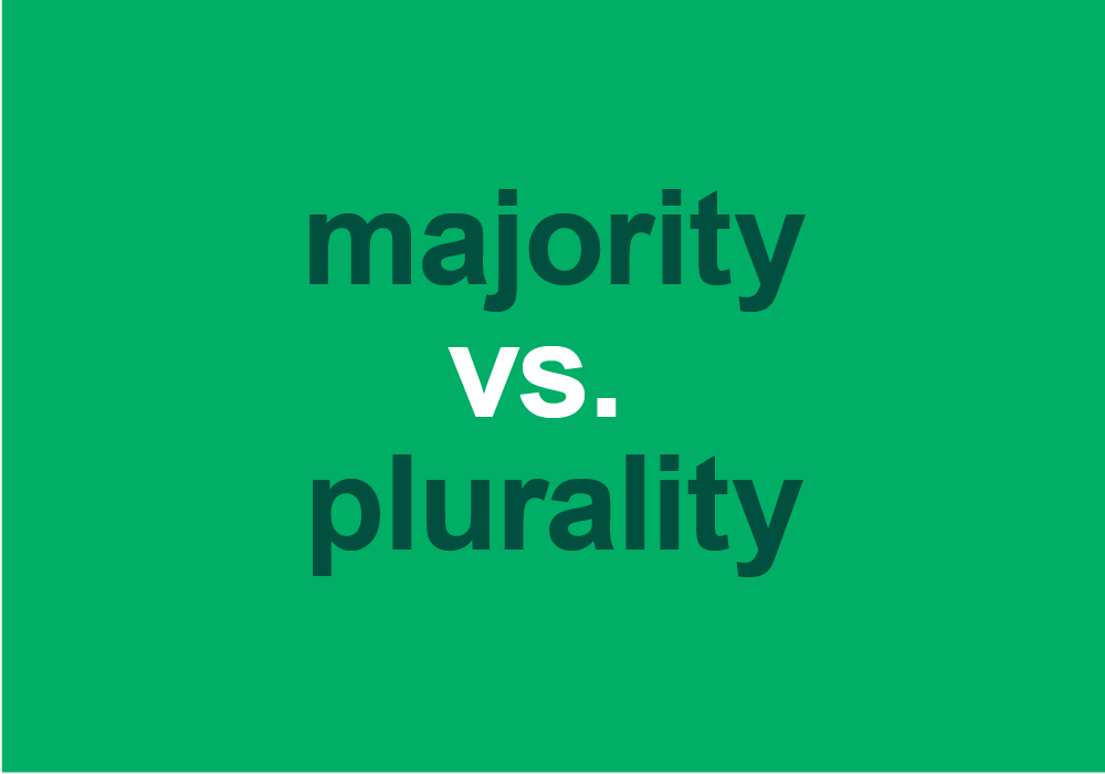  Majority Vs Plurality What Their Differences Mean For This 