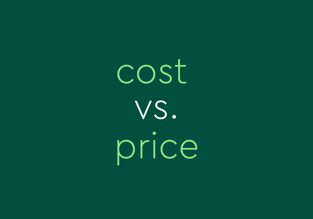  Cost Vs Price How Much Is The Difference Dictionary