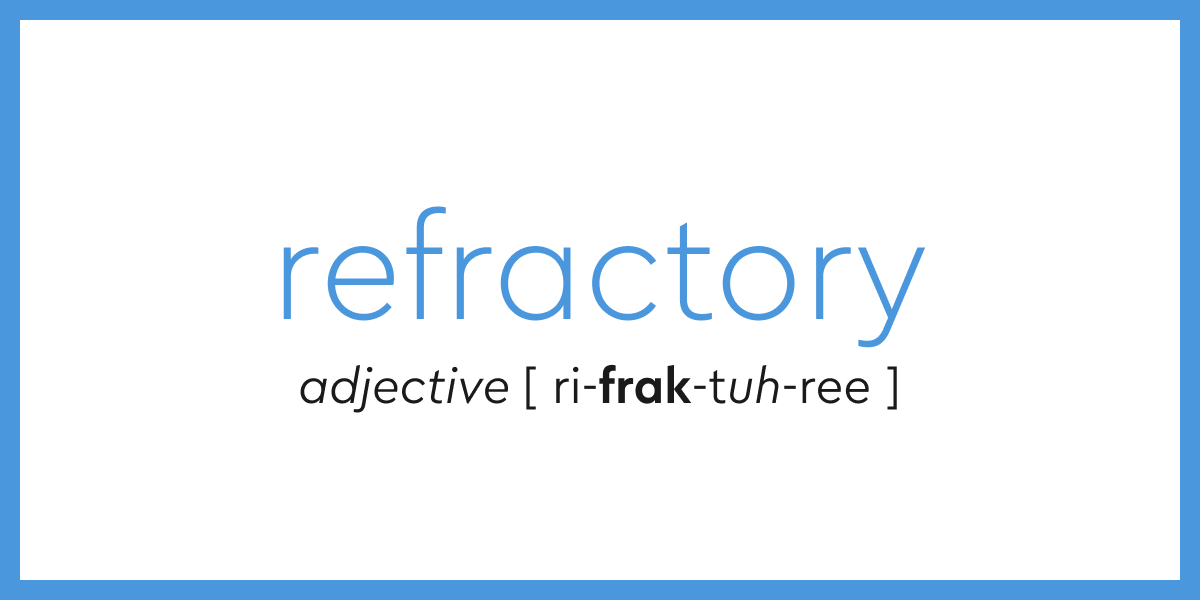 Stubborn pronunciation and definition 