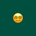 eyes and squiggle emoji