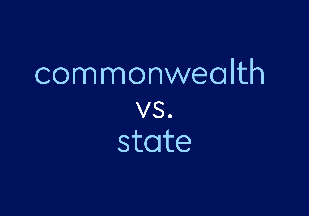 Commonwealth vs. State: What's The Difference?