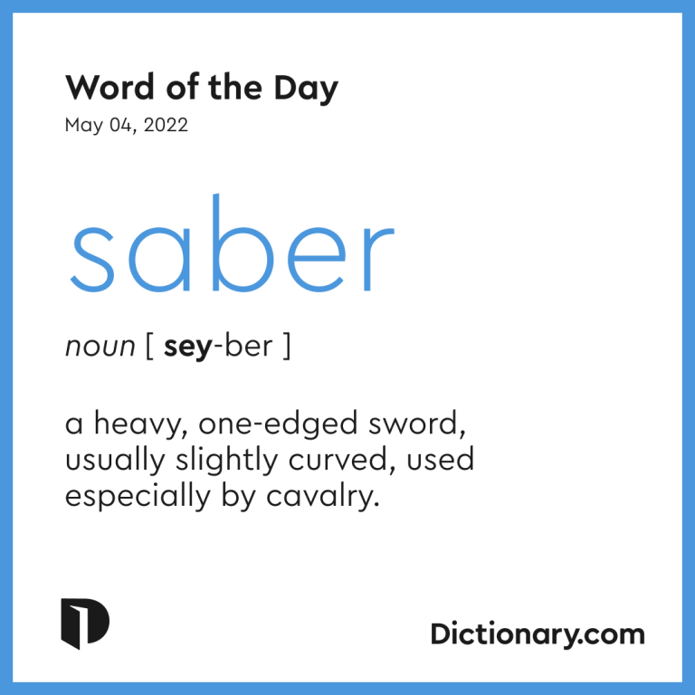 word-of-the-day-saber