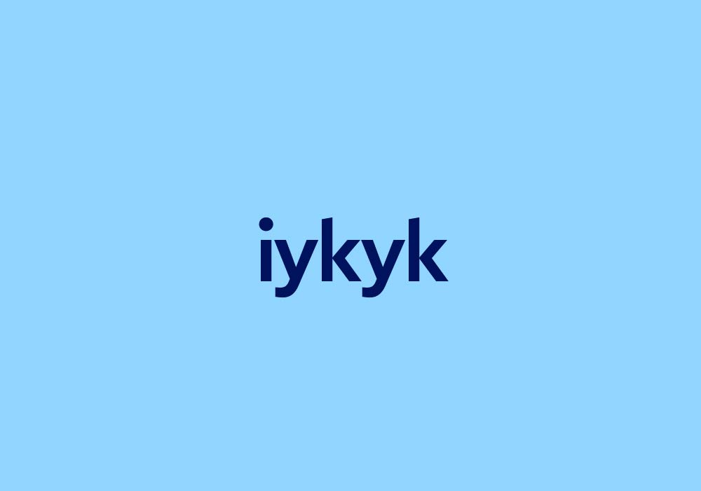 If You Know You Know Acronym IYKYK Text Macro Closeup Pink Marker Tiktok  Jokes Concept Isolated Yellow Adhesive Post-it Note Stock Photo - Image of  explanation, large: 270679196