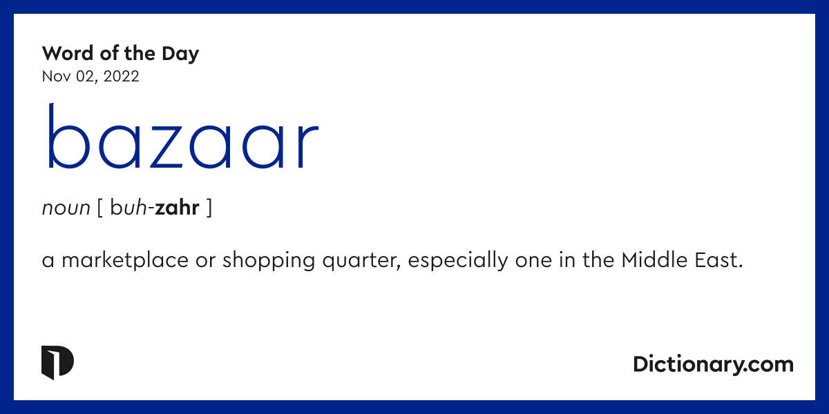 word-of-the-day-bazaar-dictionary