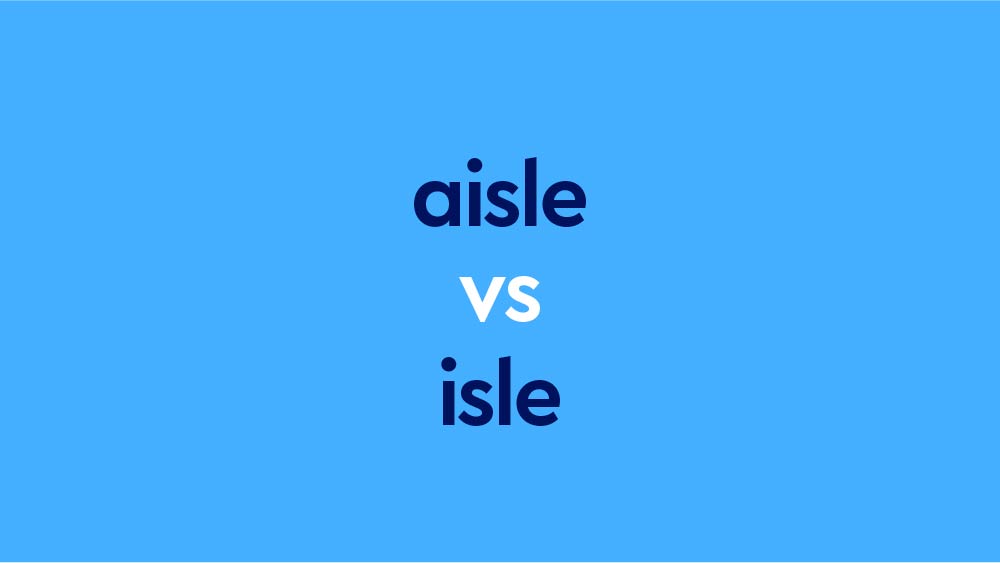 Difference Between Aisle And Isle, 41% OFF