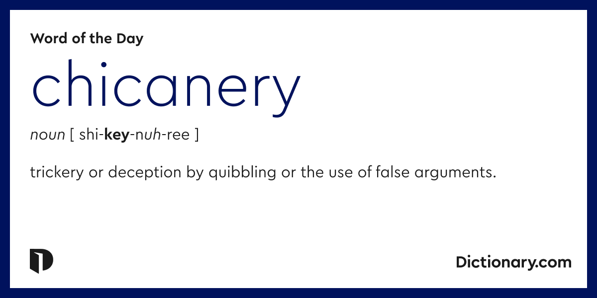 word-of-the-day-chicanery-dictionary