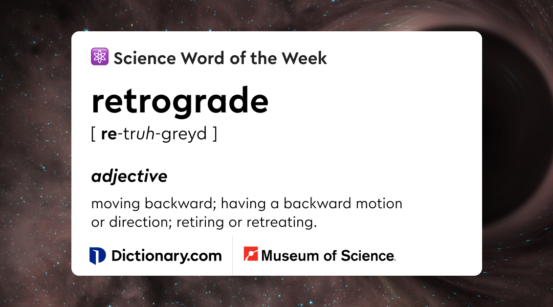 Word of the Day retrograde