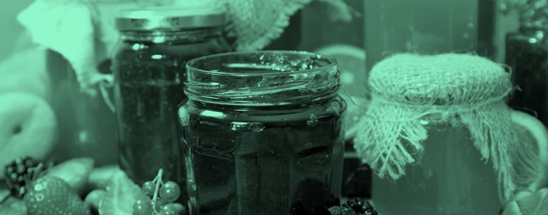 jam/jelly jars, aqua filter