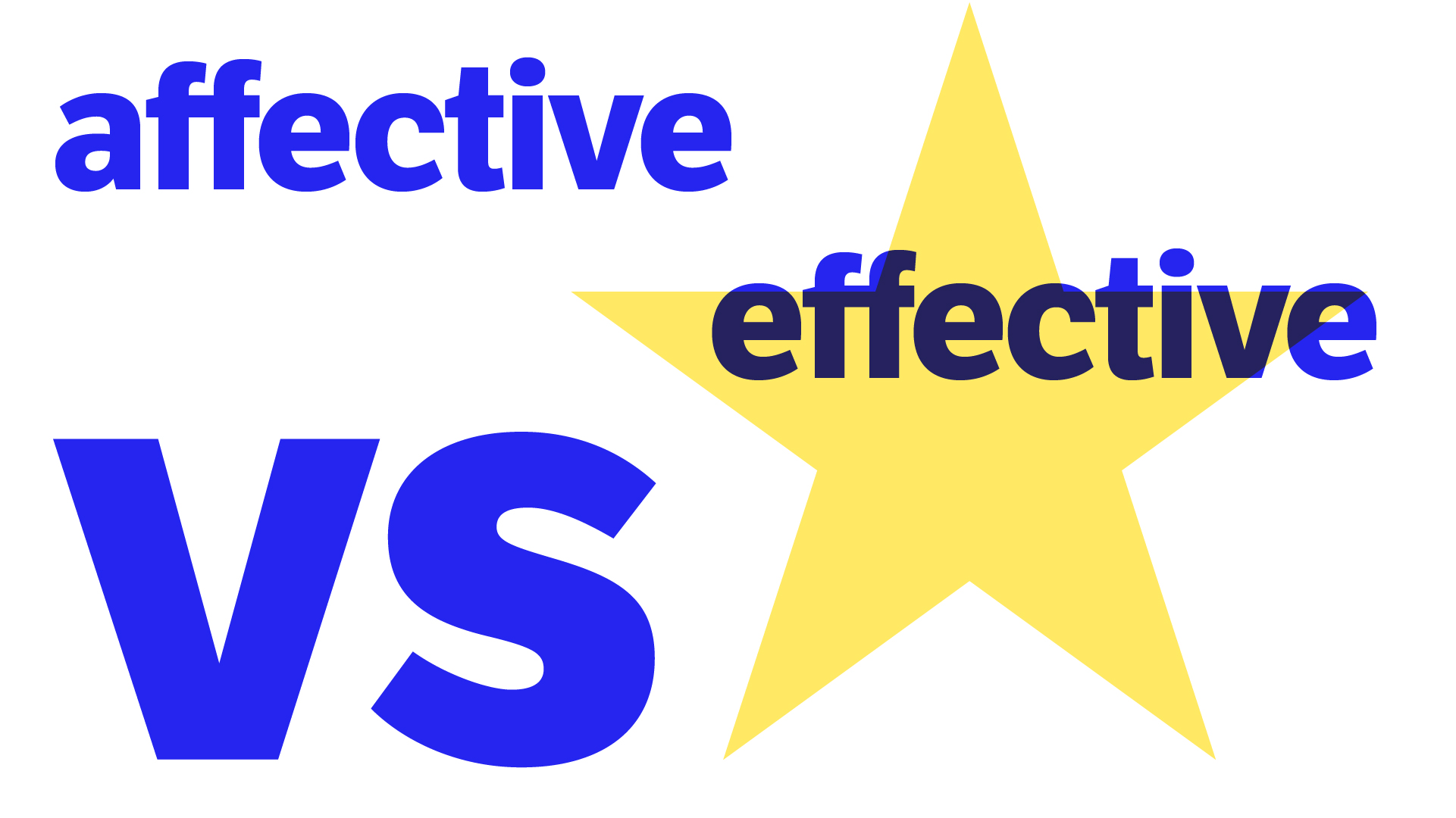 Affective Vs Effective Which Is Correct Dictionary