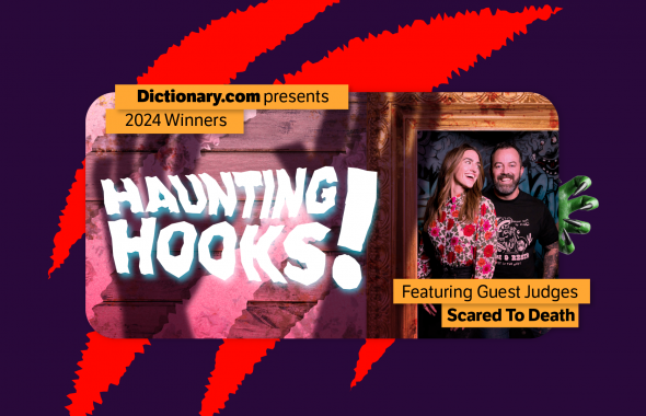 Haunting Hooks winners graphic with image of Dan and Lynze Cummins