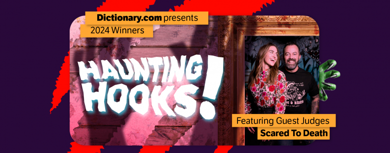 Haunting Hooks winners graphic with image of Dan and Lynze Cummins